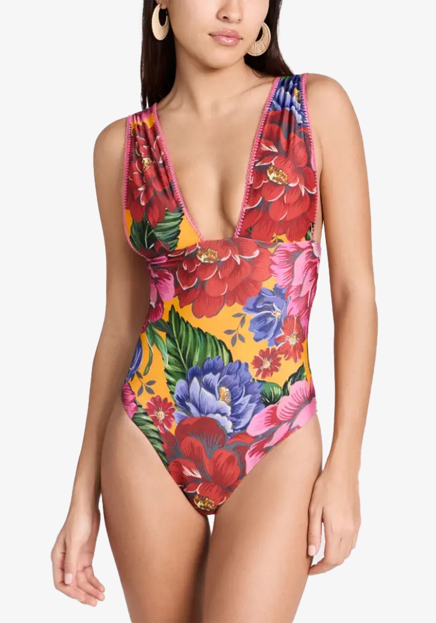 Maillot de bain une pièce Chita d'hiver - Rouge