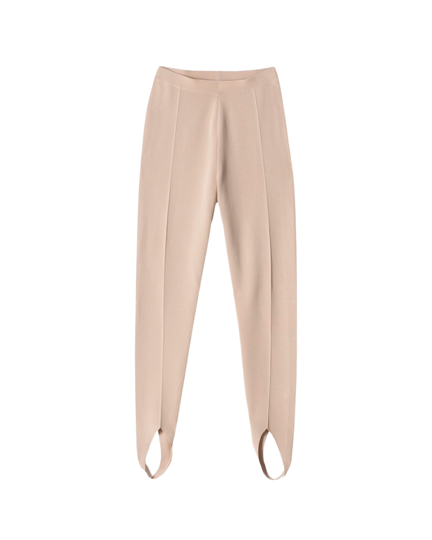 Pantalon étrier Lia en tricot - Beige