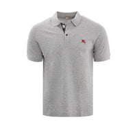 Polo à broderie contrastée - Pale Grey Melange