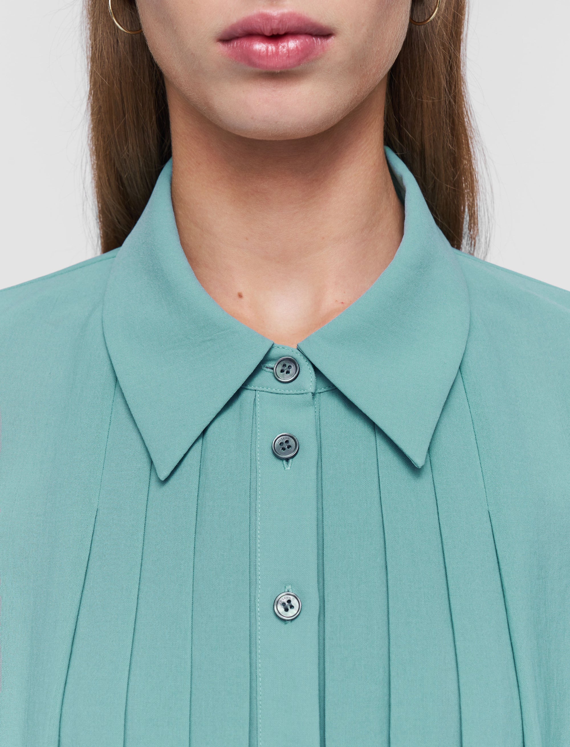 NEW / 23qty   Antin-Blouse-Airy Plisse