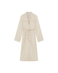Robe Dordi chemise cintrée - Chalk