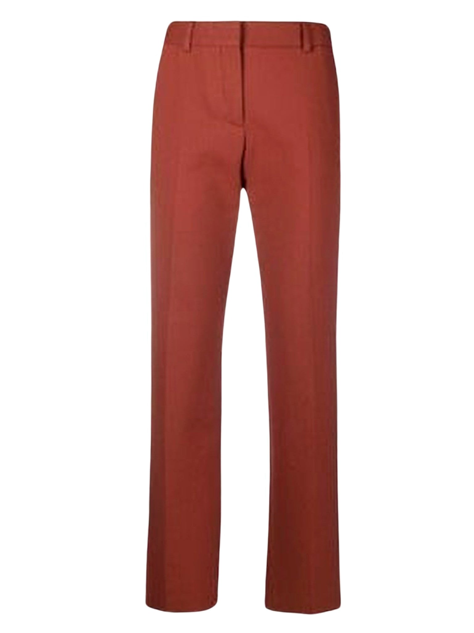 Pantalon droit en coton mélangé - Copper Brown