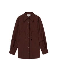 Robe Feda cintrée - Dark Brown