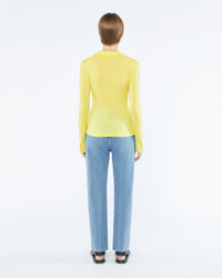 Cardigan Thalia en laine mérinos fine - Hazelnut & Cinnamon Check