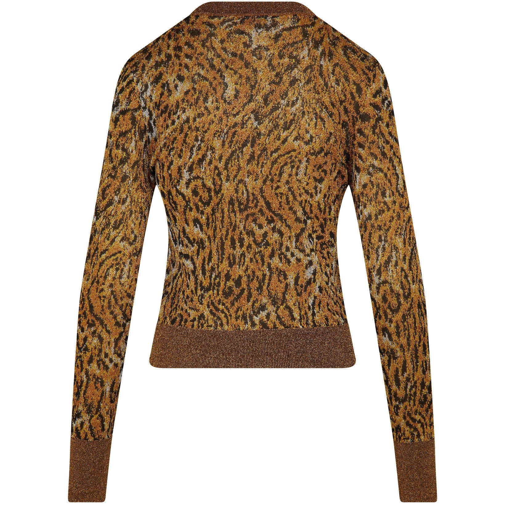 Pull pailleté à imprimé léopard - Leopard Lurex