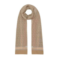 Foulard en mousseline de soie Monogram - Pale Camel