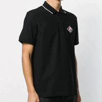 Polo Aiden à logo contrasté - Black