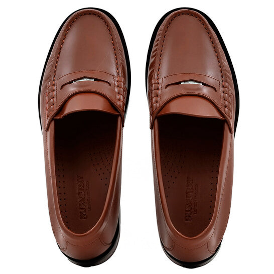 Mocassins Rupert en cuir - Warm Oak Brown