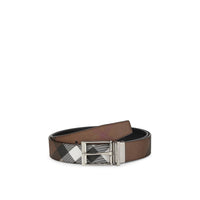 Ceinture à carreaux Louis - Dark Birch Brown