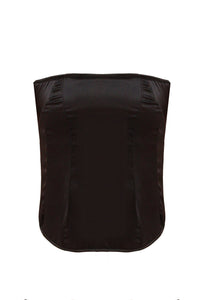 Bustier en soie - Noir