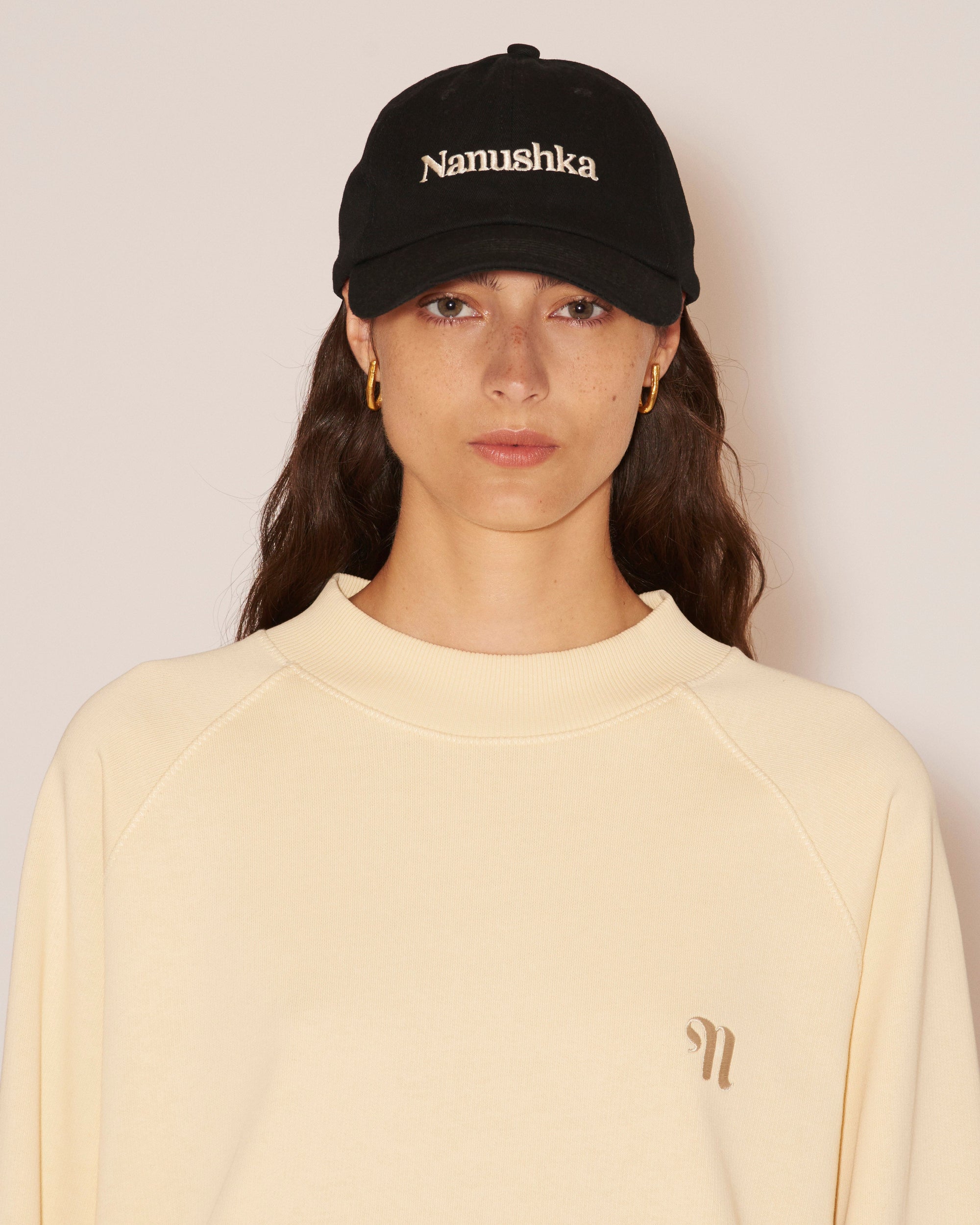 Pull Jilles raglan à encolure dégagée - Creme