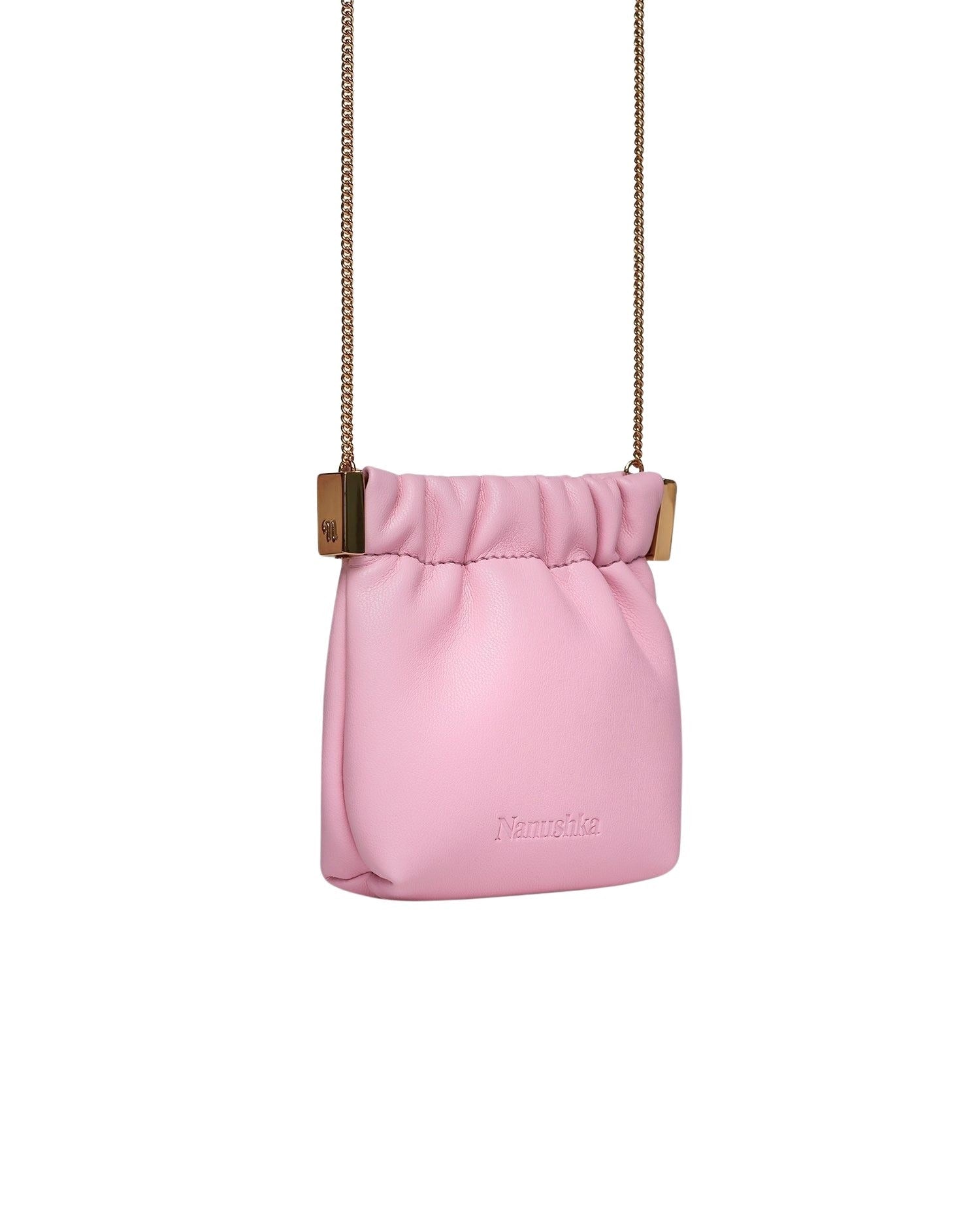Sac pochette The Bar à chaîne - Pink