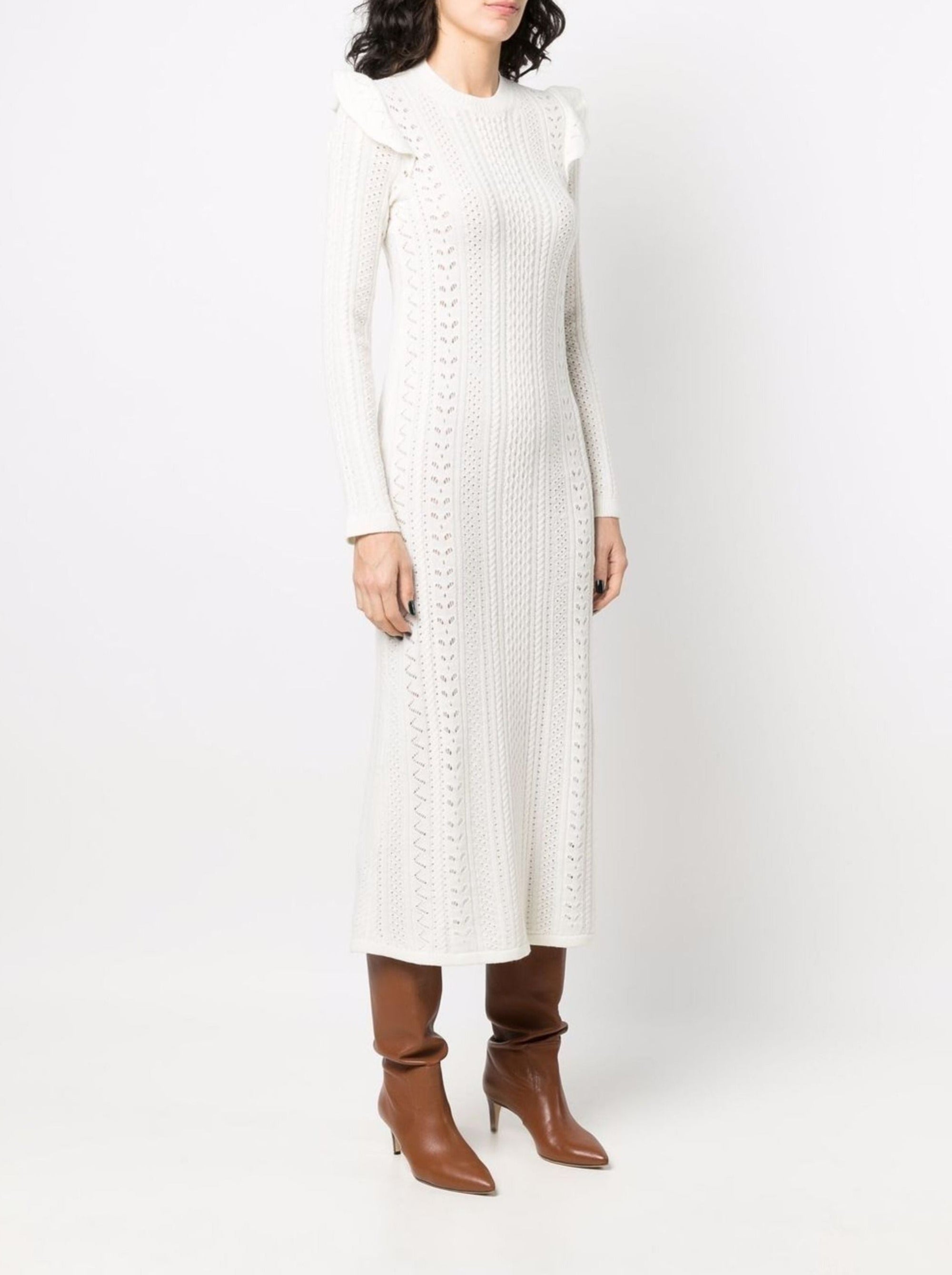 Robe manches longues en laine - Snow White