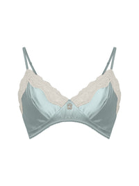 Soutien-gorge triangle Les intemporels en soie - Amande & Cloud