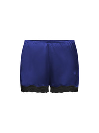 Boxer short Les intemporels en soie - Océan & Noir