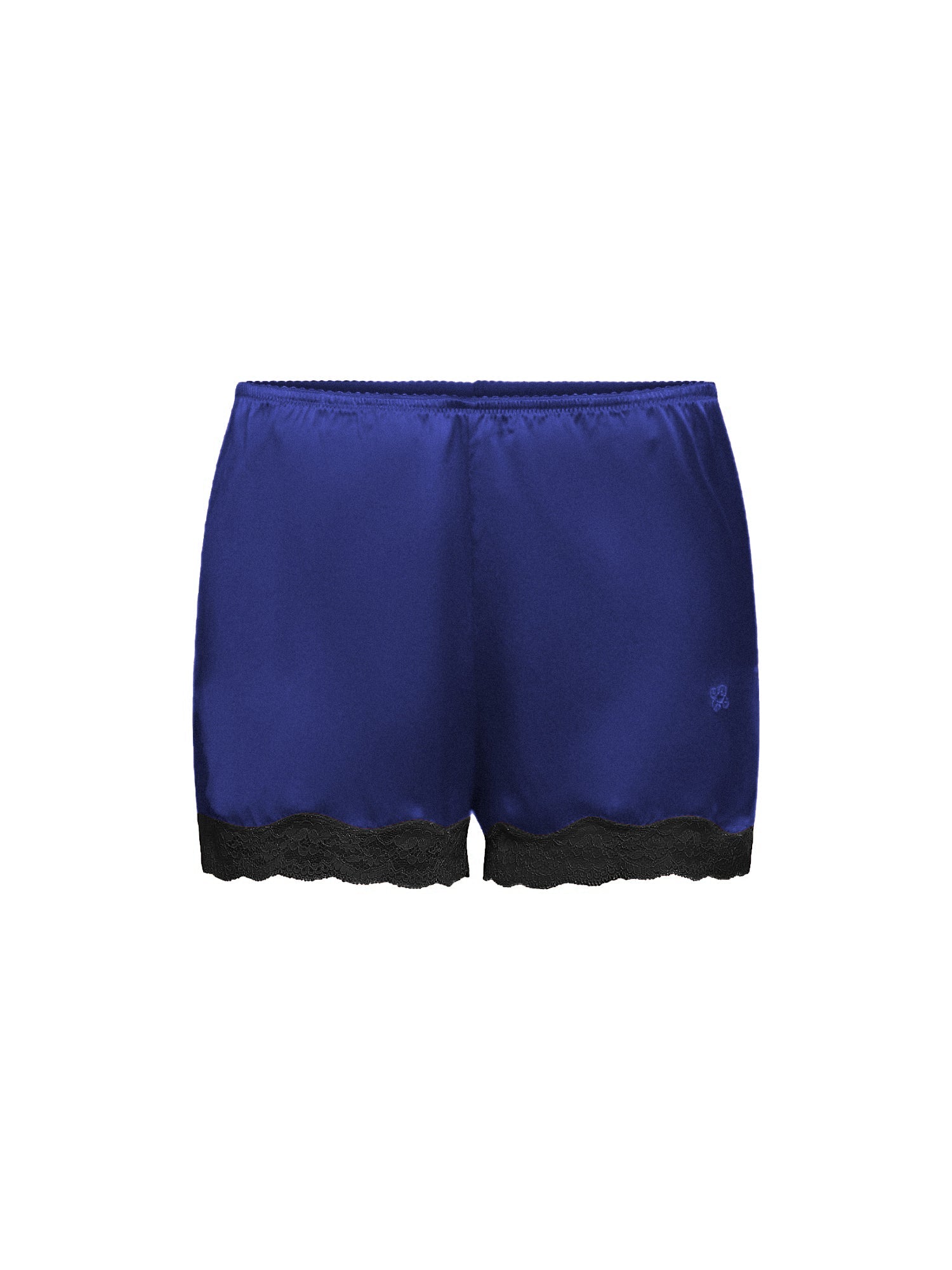 Boxer short Les intemporels en soie - Océan & Noir