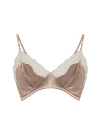 Soutien-gorge triangle Les intemporels en soie - Ambre & Cloud