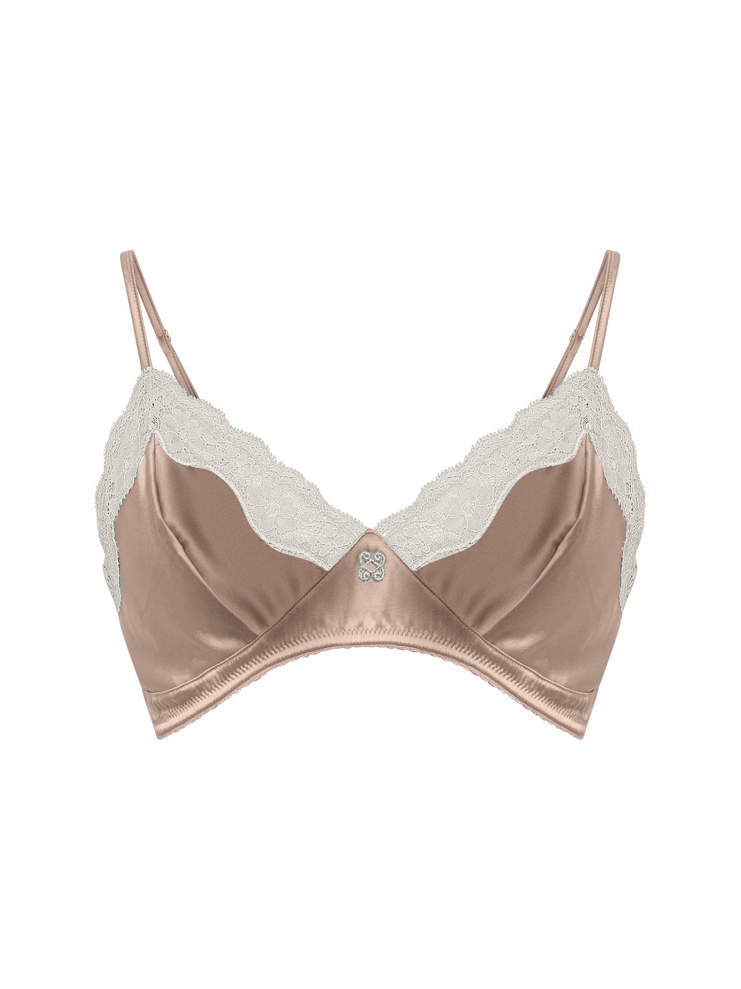 Soutien-gorge triangle Les intemporels en soie - Ambre & Cloud