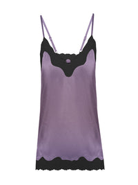 Caraco Long Les intemporels en soie - Shadow & Noir