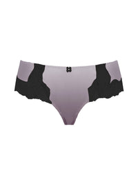 Tanga Les intemporels en soie - Gris & Noir
