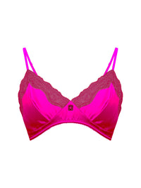 Soutien-gorge triangle Les intemporels en soie - Pétunia & Feu