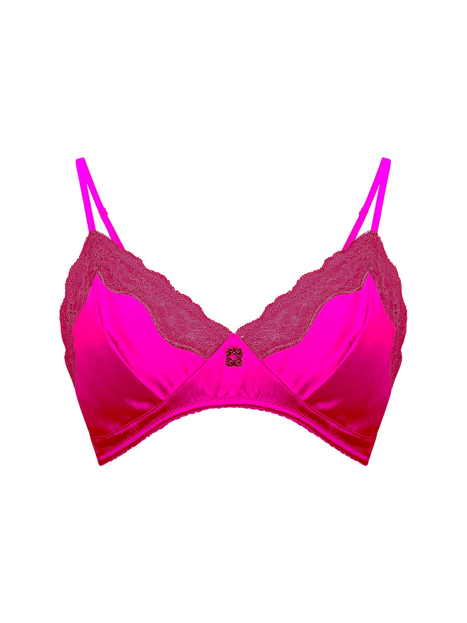 Soutien-gorge triangle Les intemporels en soie - Pétunia & Feu