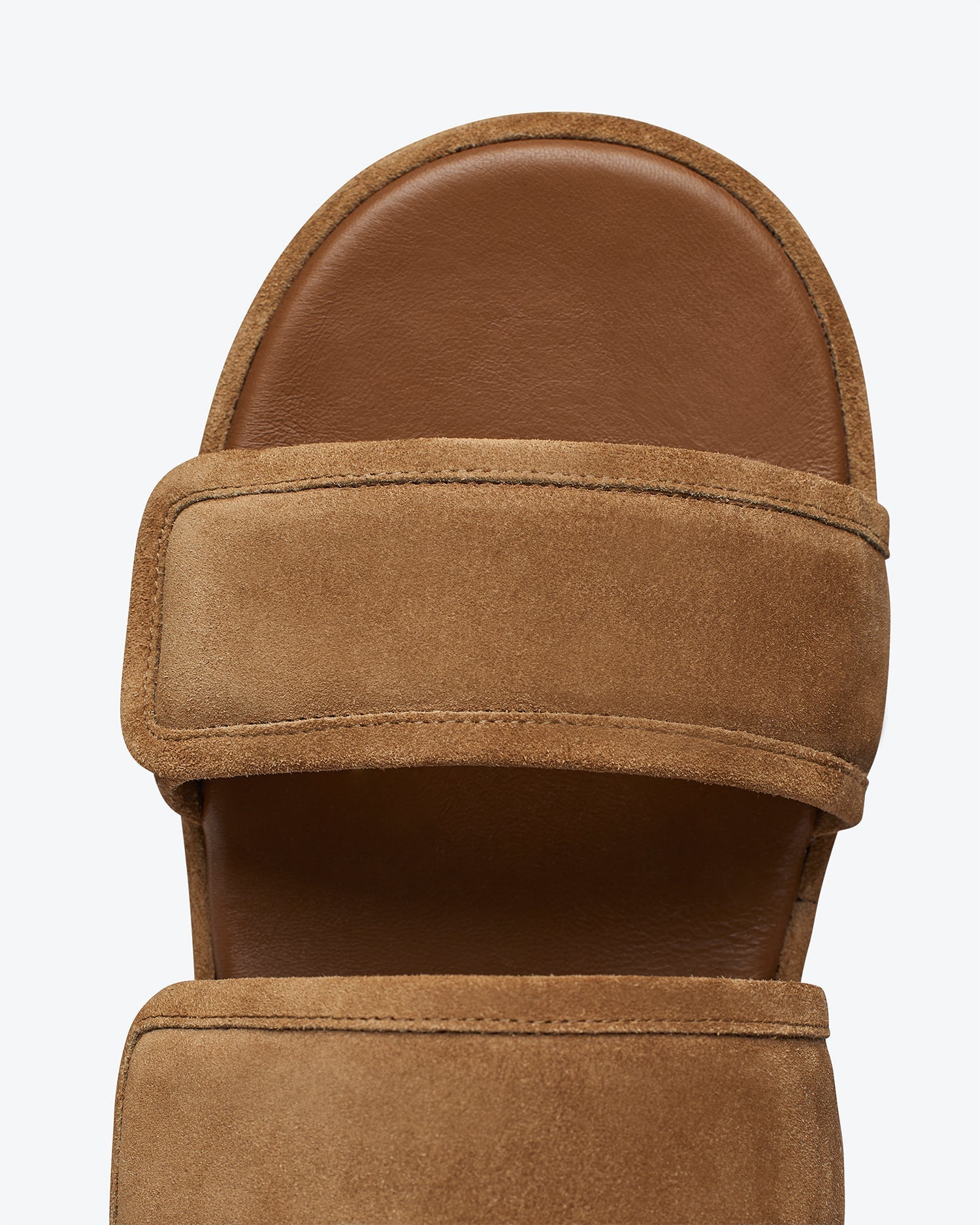 Sandales Tarrus Men à bout arrondi en cuir - Desert