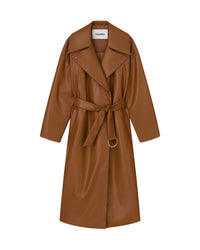 Manteau Liano oversize - Tobacco