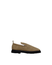 Mocassins Sean en daim matelassé - Sand