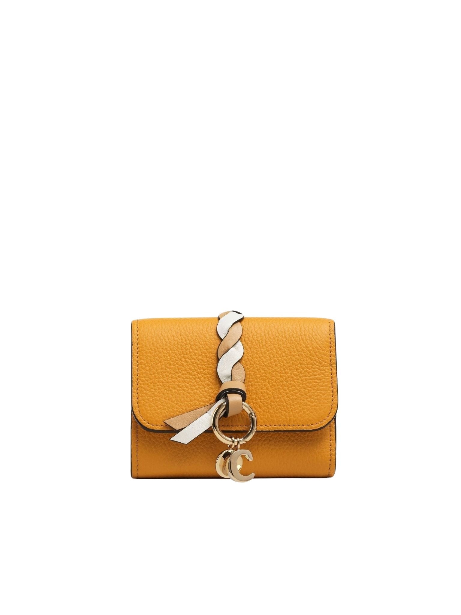 Petit portefeuille Alphabet en cuir - Sunflower Yellow