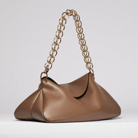 Sac à bandoulière Juana en cuir - Army Brown