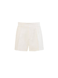 Short à pince en lin - Iconic Milk