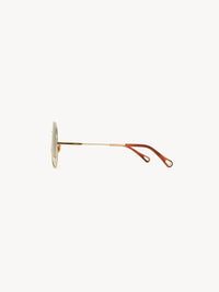 Lunettes de soleil aviateur Honore - Gold & Gradient Brown