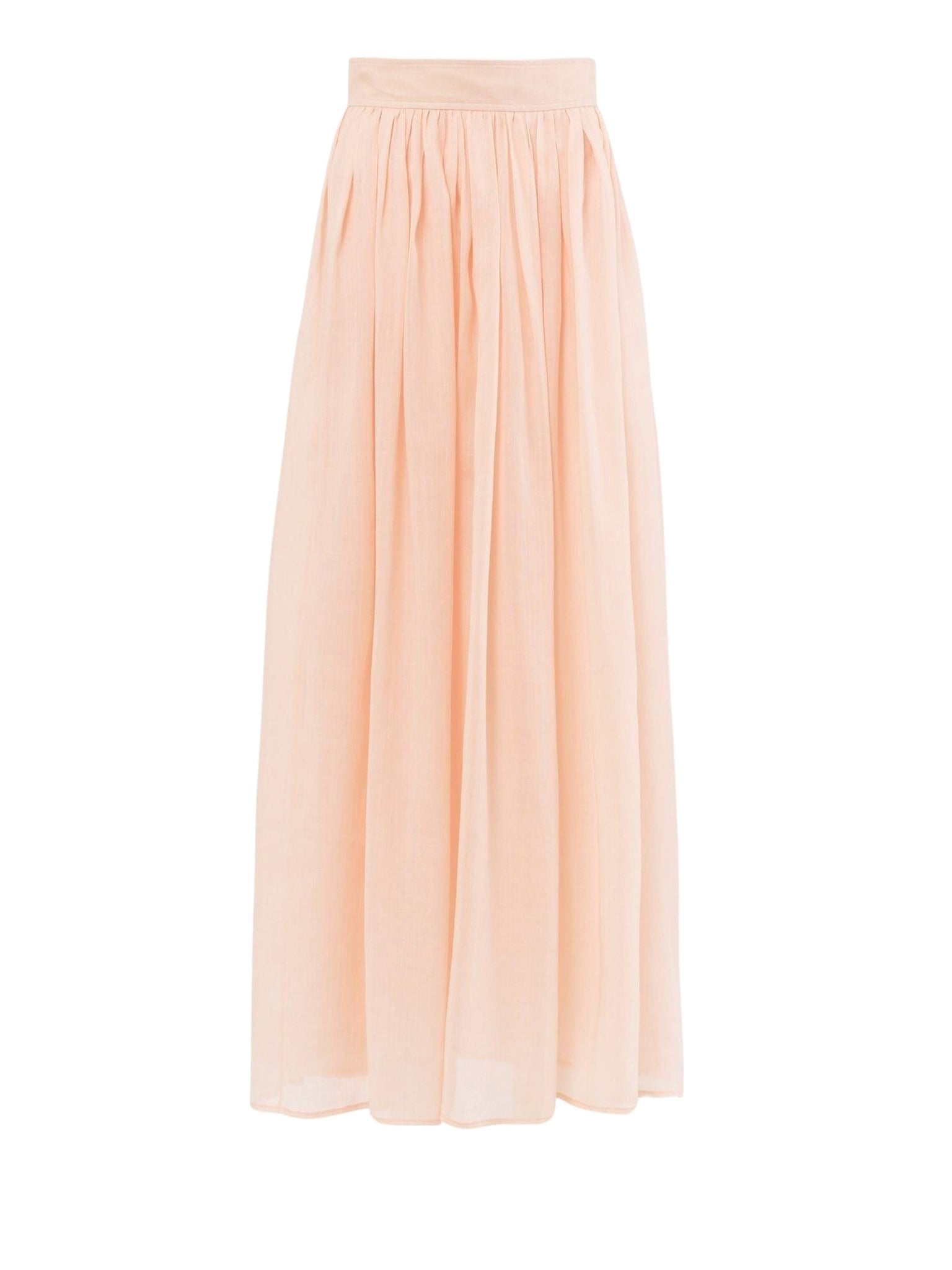 Jupe midi froncée - Pansy Pink