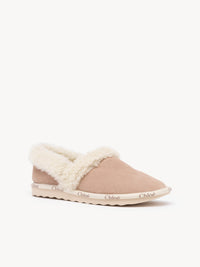 Slippers Woody en cuir - Maple Pink