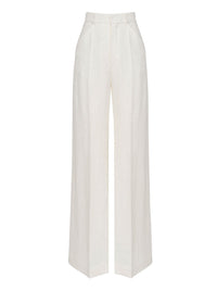 Pantalon fluide évasé en lin - Iconic Milk