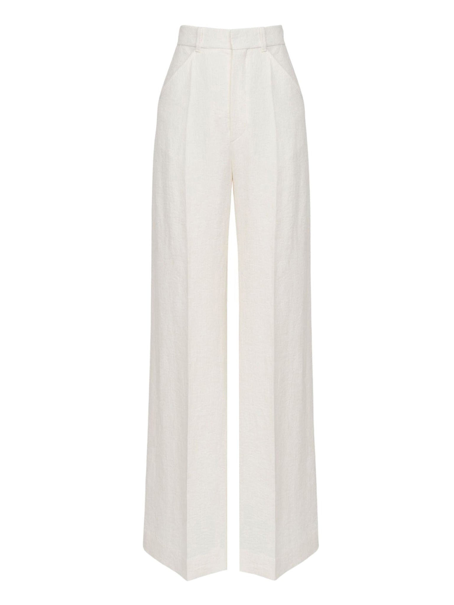 Pantalon fluide évasé en lin - Iconic Milk