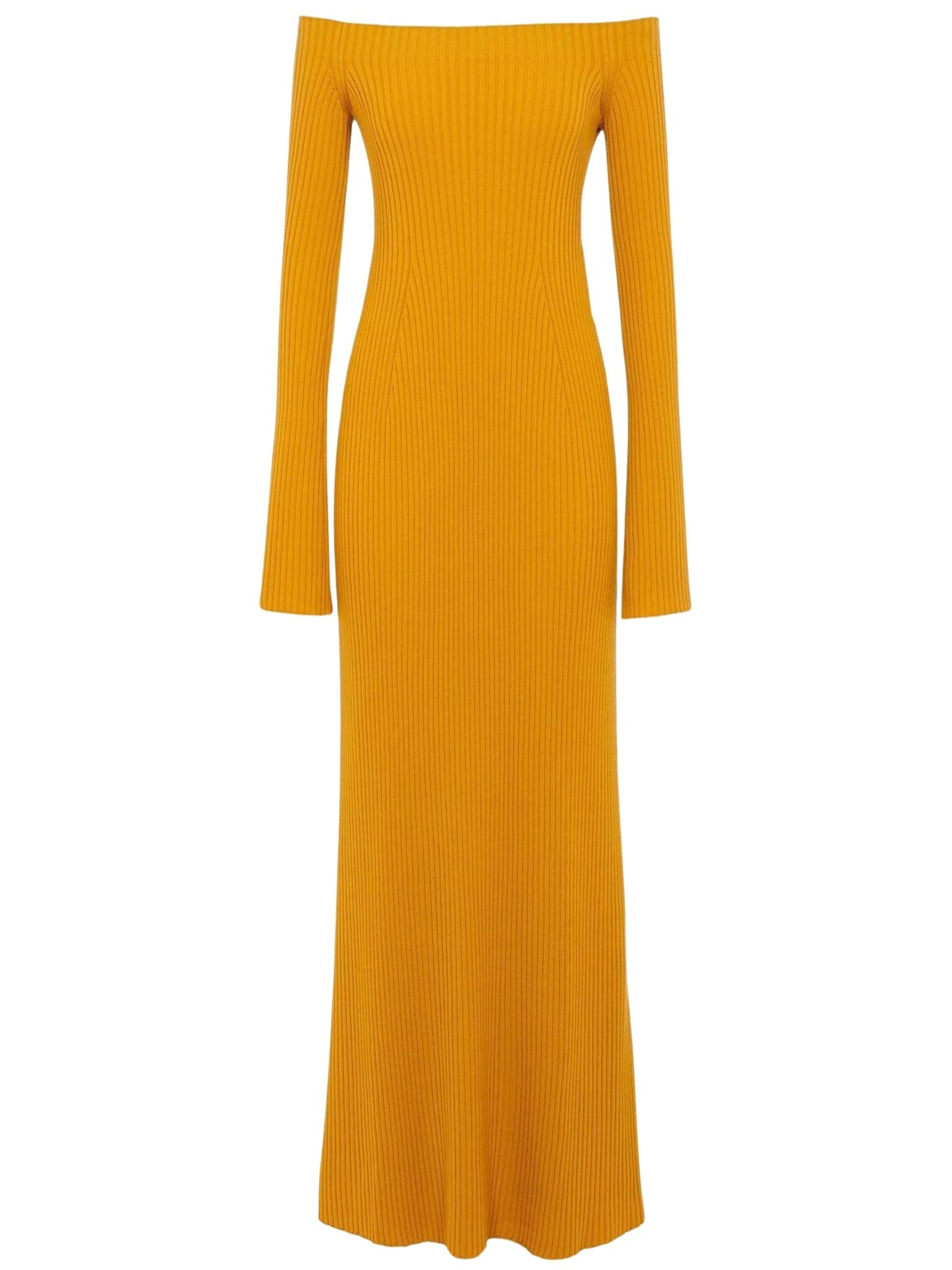 Robe épaules Nues en laine - Sunlight Yellow