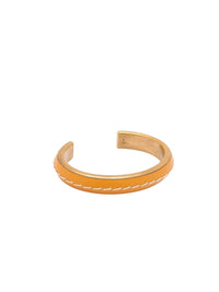 Braçelet Edith en laiton - Dark Ochre
