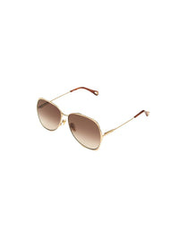 Lunettes de soleil aviateur Honore - Gold & Gradient Brown