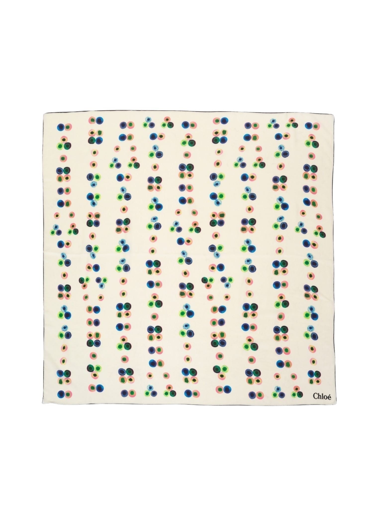 Foulard carré Fusion en laine - Multicolor