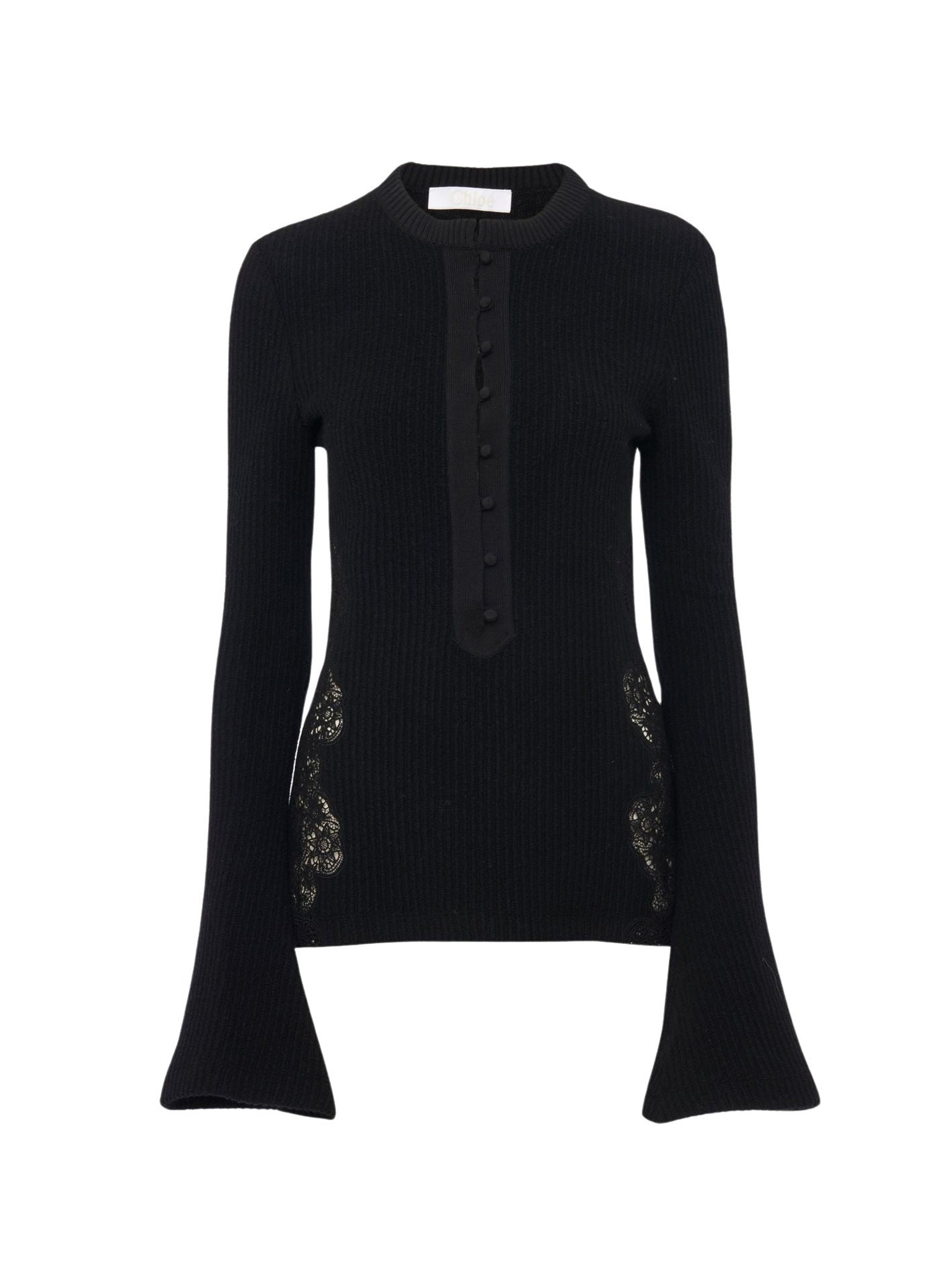 Top en laine - Black