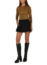 Pull pailleté à imprimé léopard - Leopard Lurex
