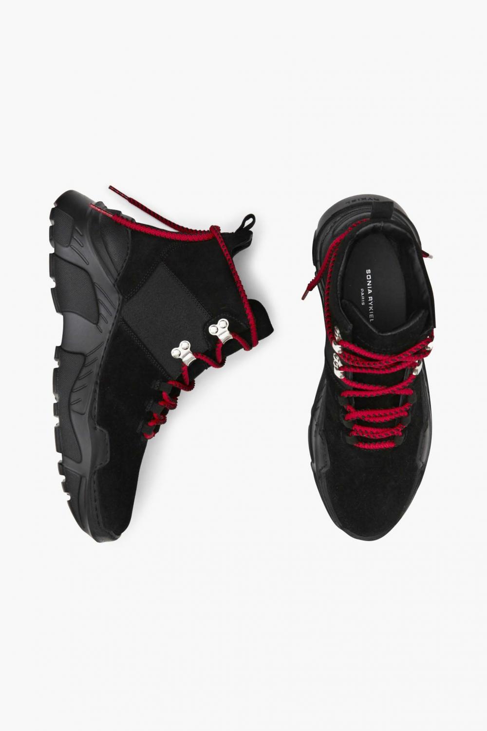 Baskets en cuir - Noir