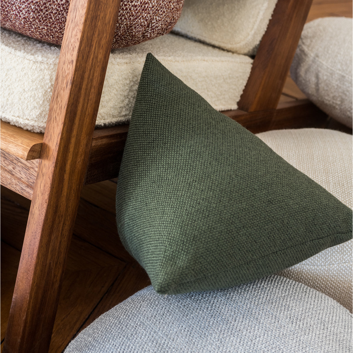 Coussin Divino - Vert sapin