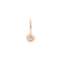 Bollicine rose gold & diamond Charm - Rose Gold