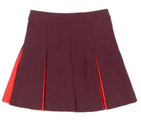 Jupe Gabrielle évasée - Deep Maroon