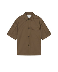 Chemise Maissa à manches courtes - Fossil Brown