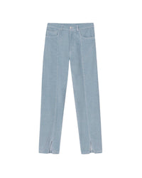 Pantalon Tibes à ourlet fendu - Sky Blue
