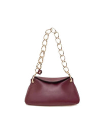 Sac à main Juana en cuir - Burgundy
